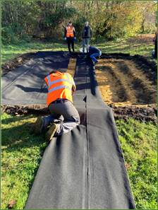 WERAMerton's tweet photo. The rebuilding of the pond on Merton Park Green Walk has been completed , thanks to the efforts of a Probation Service Community Payback team and their supervisor Raphael . https://t.co/OpJ9RQTNvi
