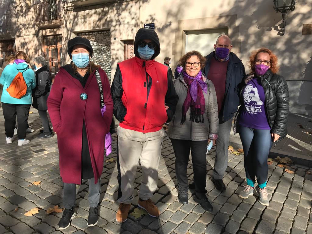 EsplEnComuPodem's tweet photo. Aquest matí, a la Marxa del Baix Llobregat des d'#Esplugues, contra les violències masclistes✊🏻💜 https://t.co/LnwESNRf1W
