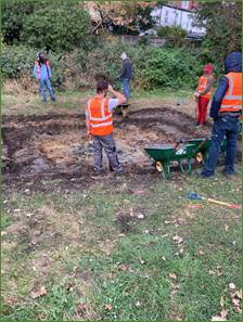 WERAMerton's tweet photo. The rebuilding of the pond on Merton Park Green Walk has been completed , thanks to the efforts of a Probation Service Community Payback team and their supervisor Raphael . https://t.co/OpJ9RQTNvi