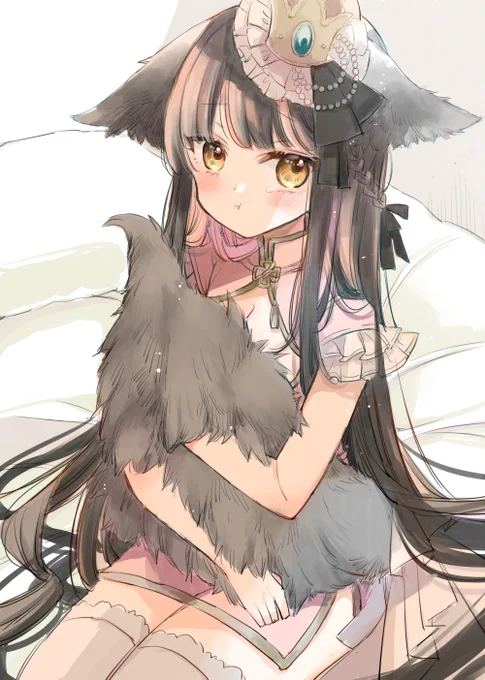 しっぽ触らせてくれない姫様🐺

 #いいニーハイの日 