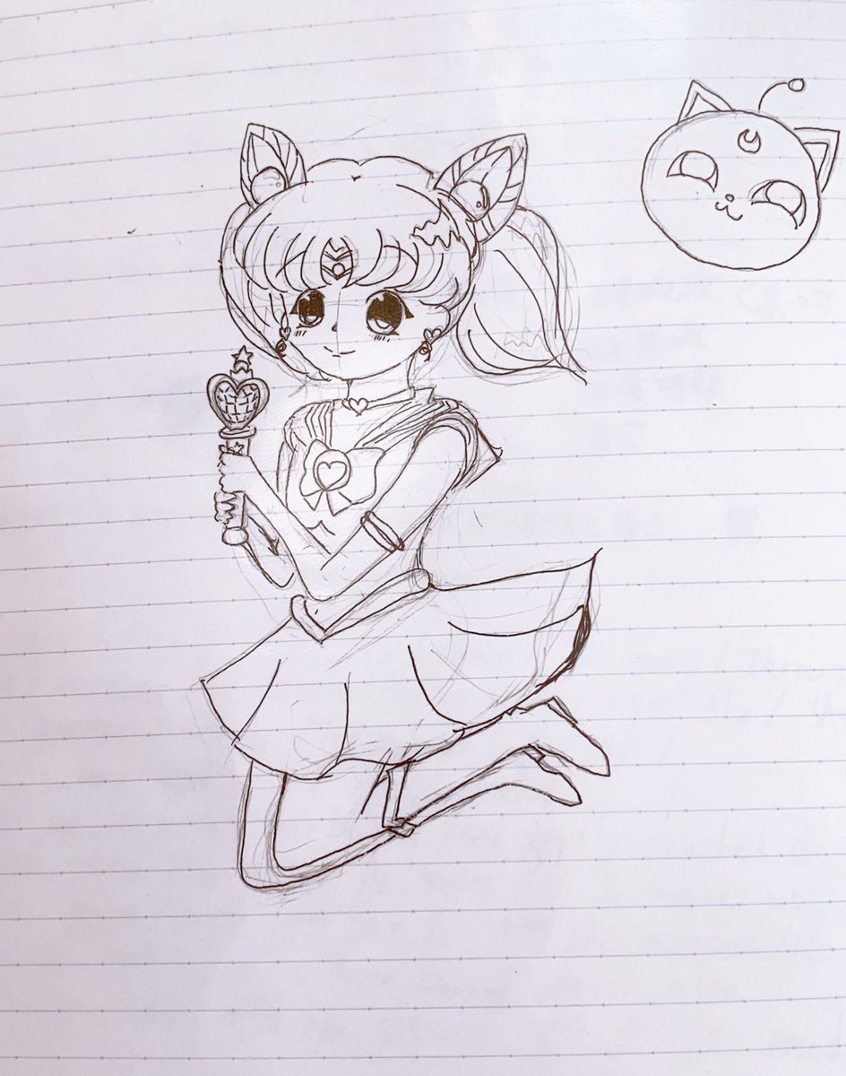 ひぃっ…
(訳:部屋の整理をしてたら発掘された高校生のときのセラムンイラスト達。当時のアカウントには載せたはずだけど、比較のためにこっちでも…供養…🙏) 