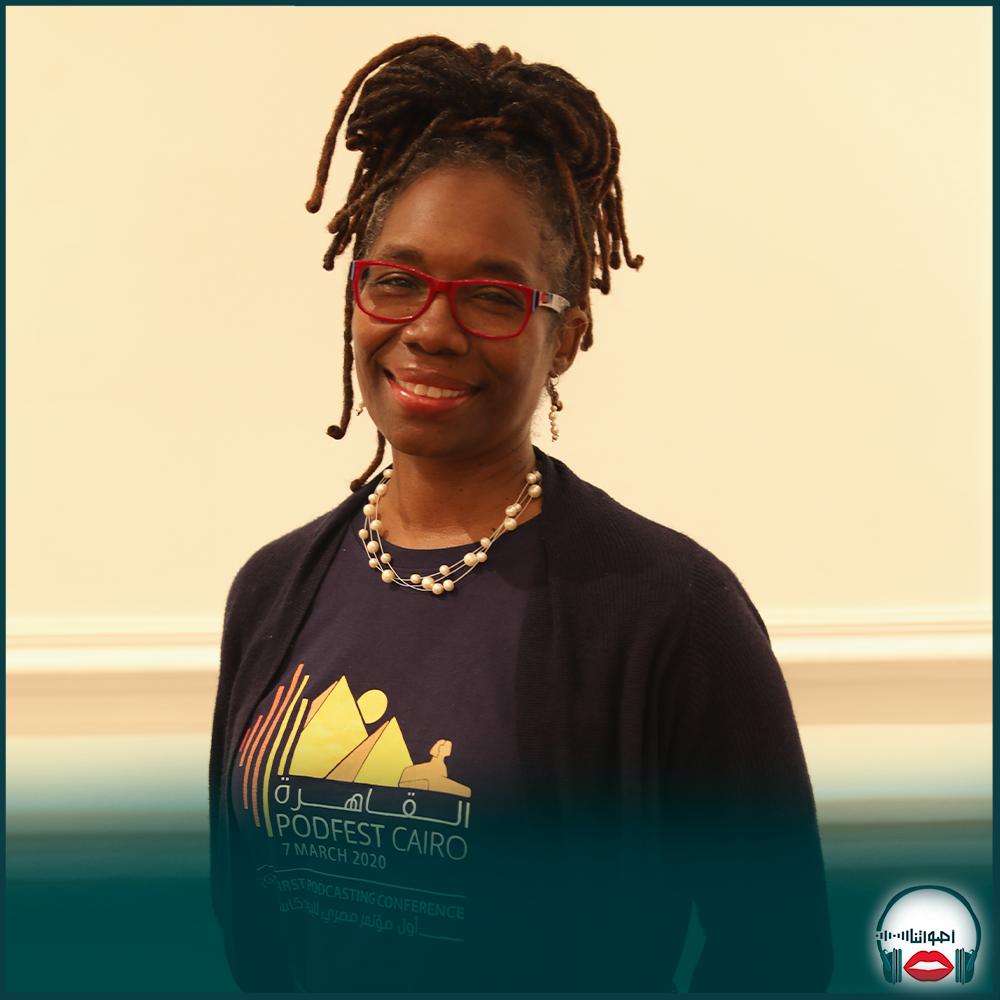 AswatonaP's tweet photo. Our speaker for Aswatona's closing ceremony prof. @KimFoxWOSU, Fox is a professor of practice in the Department of Journalism and Mass Communication (JRMC) at AUC 
#aswatonapocast #podcastaswatona https://t.co/eYpbCnFjJl