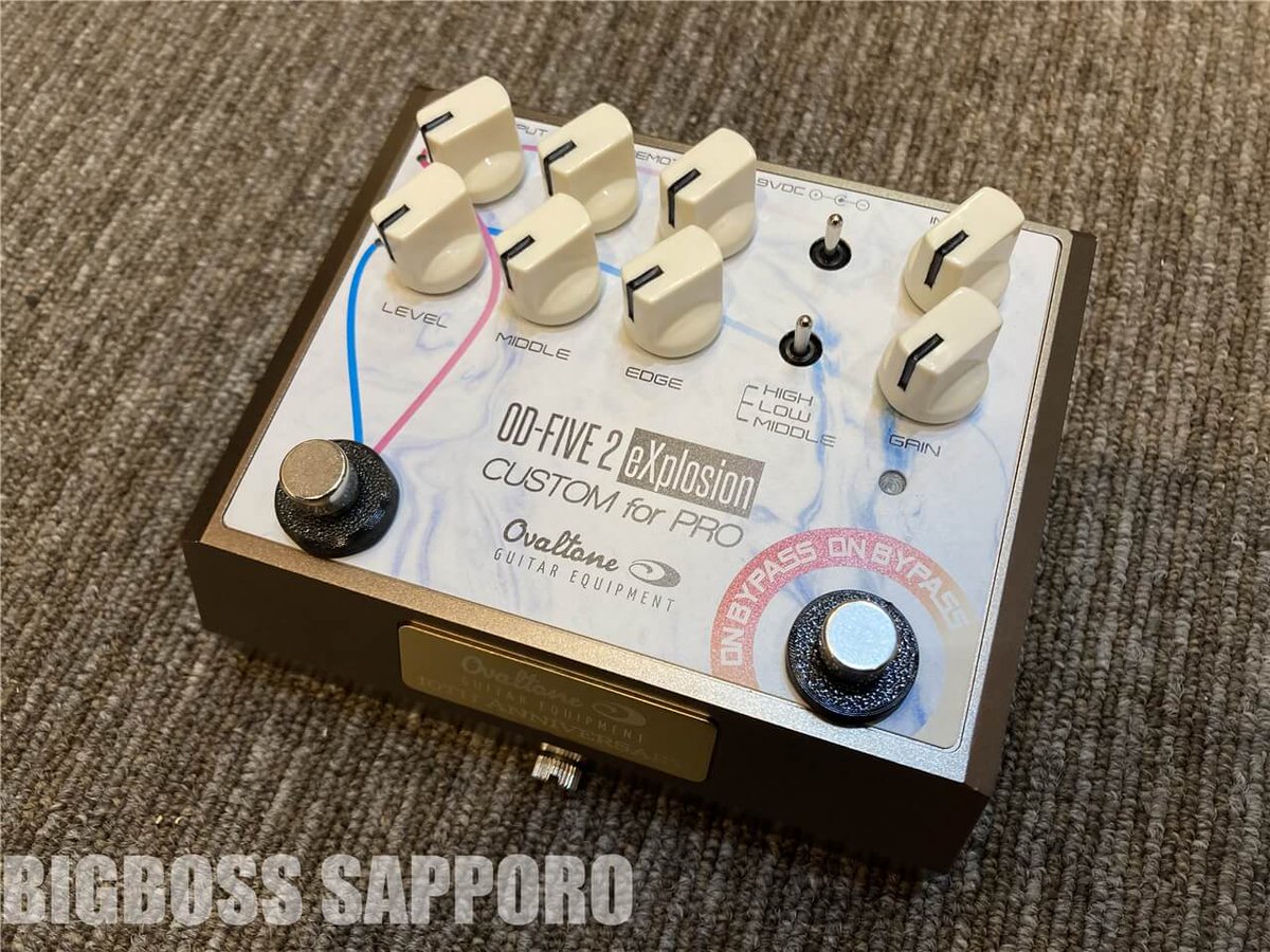 bbsapporock's tweet photo. 【🎛️Ovaltone OD-FIVE 2 eXplosion CUSTOM for PRO🎛️】
入荷致しました‼️🎉
もちグッドサウンドですが、ヨダレモノのルックスも良き🦸♂️
ご注文は下記まで↓↓↓
https://t.co/7QceL67ijW
#Ovaltone #ODFIVE #ディストーション #おしゃれさん https://t.co/k2mbJxjkdb