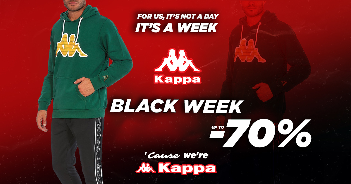 KappaGreece's tweet photo. Discounts up to -70% 💣
Black Friday is not just a day, It's a week ….because we are Kappa❗
👉 https://t.co/j9MJSVal7y
#️blackfriday #kappastyle #kappa #kappa_greece #sportwear #athleticwear #clothes #shoes https://t.co/Sy8P5wqj09
