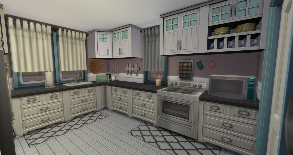 bunbunwolf's tweet photo. Kitchen #TheSims4 https://t.co/8regM1dnQU