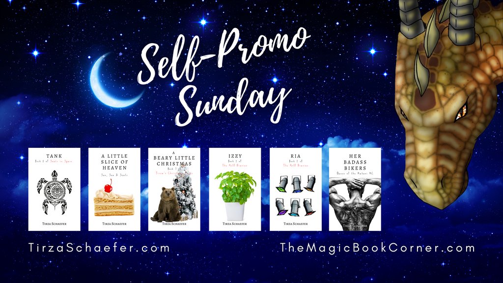 TirzaSchaefer's tweet photo. SELF-PROMO SUNDAY
in our FB group Tirza's Bookstore & The Magic Book Corner💜
https://t.co/JzLbp9tjpD
#selfpromosunday #bookpromotion #promoteyourbooks #showcaseyourbooks #tirzaschaefer #authortirzaschaefer #themagicbookcorner #bookblogger #readersfindbooks #readersexplore https://t.co/vvyFptS1dz