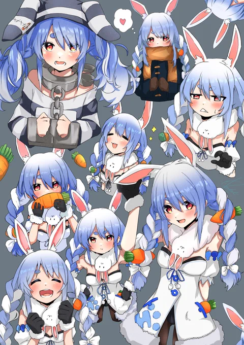 ぺこちゃんをたくさん練習したぺこ🐰

 #ぺこらーと 