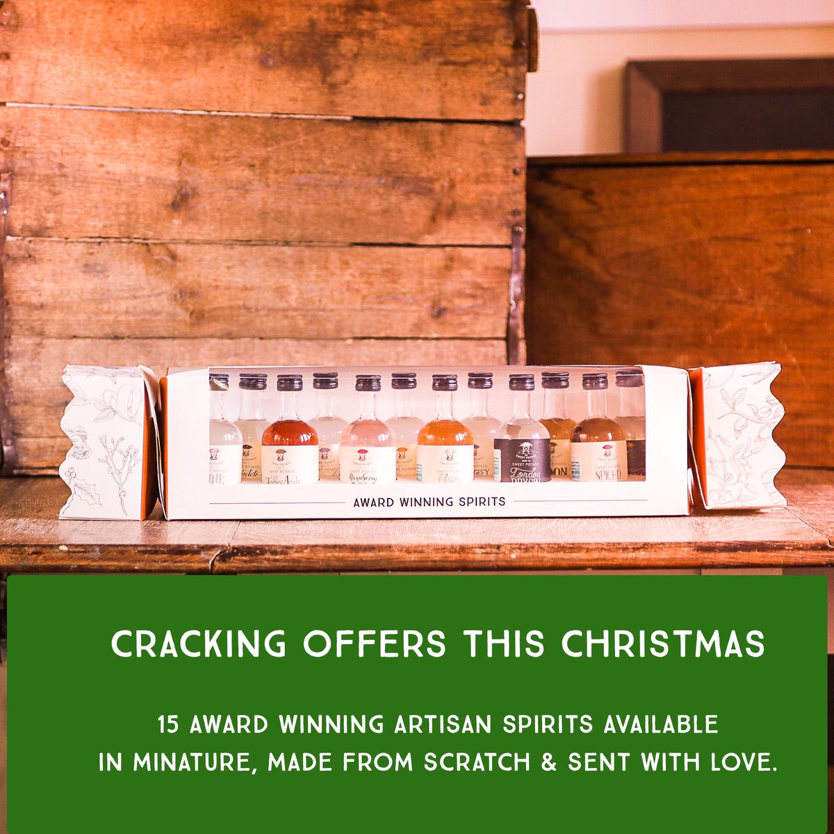 askforanSP's tweet photo. Our Range of crackers make a perfect Christmas gift or party accompaniment, prices start at 27.99 &amp; with 10% off this weekend, it’s a ‘cracking’ time to buy. https://t.co/3Gr3rLXITc