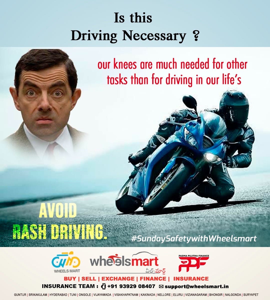 wheelsmart_'s tweet photo. Necessary is this kind of Driving? Our knees are much needed for other tasks than for driving in our Life's..
#AvoidRashDriving #sundaysafetywithwheelsmart  #Wheelsmart https://t.co/Vs6MGRn1hX