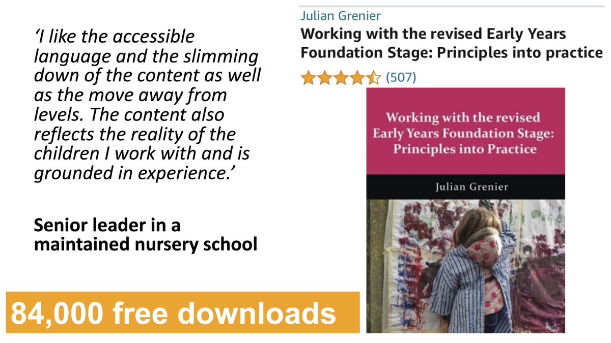juliangrenier's tweet photo. Last chance!

Free giveaway: retweet by 4pm for your chance to win one of five copies of my best-selling book, ‘Understanding the Revised Early Years Foundation Stage: Principles into Practice’

Winners announced today
https://t.co/PiRbJdigbK

#earlyyears #developmentmatters https://t.co/1b04sofySI