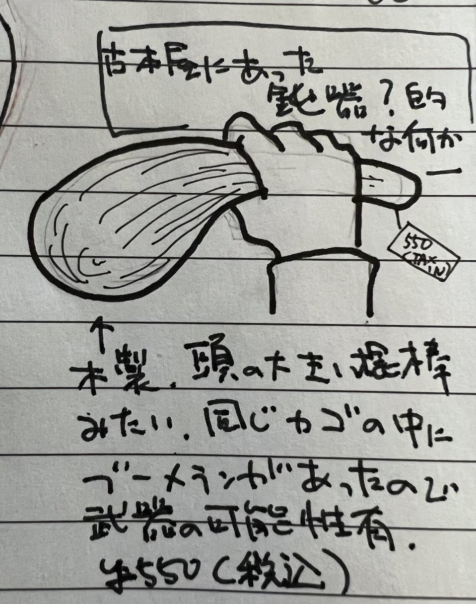 いつも行く古本屋にあった鈍器的な何かがずっと気になってる 