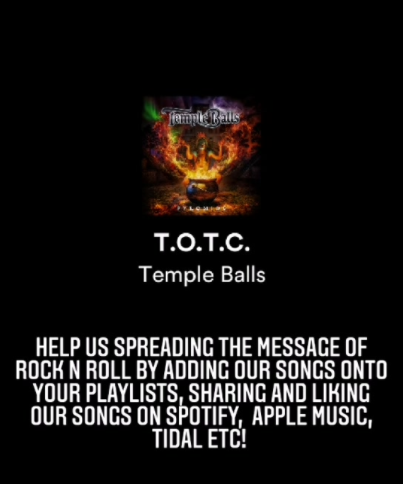 TempleBallsJP's tweet photo. バンドのIGストーリーより:
ロックンロールのメッセージを拡散するのにぜひ協力してほしい。俺たちの曲をあなたのプレイリストに入れたり、Spotify、Apple Music、Tidal などのリンクをシェアしたり。よろしく🙏
https://t.co/Fvbrwxoyiy
#TempleBalls #テンプル・ボールズ #フィンランド #Pyromide https://t.co/Bg3sEMYYkl
