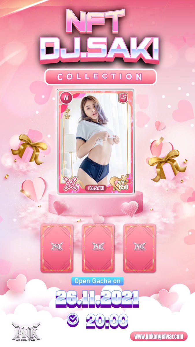 DJ Drops the BEAT 💓 
Welcome beautiful angel "DJ. SAKI" 😍
Her beautiful voice and the sound of her scratch is still engraved in my heart
How cute is NFT? Can't wait anymore 😝💞
OPEN GASHA ON
📍At Pnkangelwar.com

#Pornkub #NFT #Crypto #Binance  #Gamefi #PNK #Playtoearn