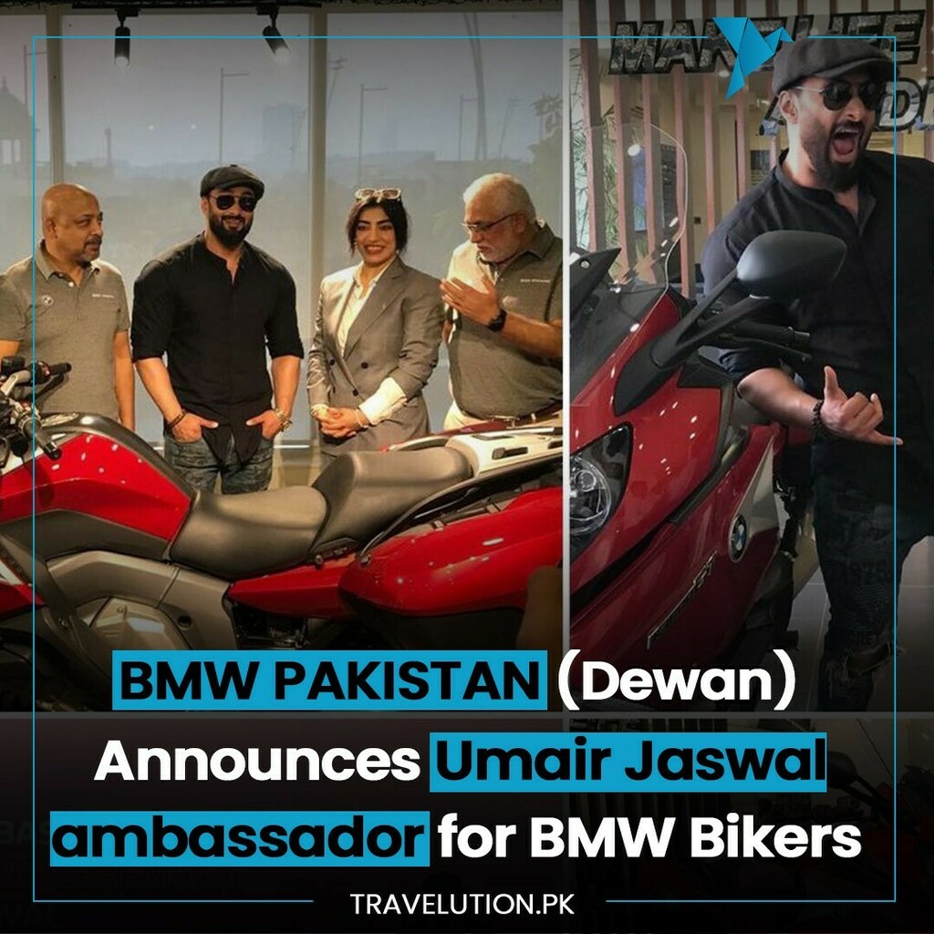 Travelutionpk's tweet photo. The launch of the BMW Motorrad is just around the corner and the excitement has already begun. Dewan Motors signs a contract with Umair Jaswal as their ambassador for BMW Motorrad brand.

“I am very excited to be the face of Motorrad brand as well as emotional at the same ti… https://t.co/2N2T1xFfR8