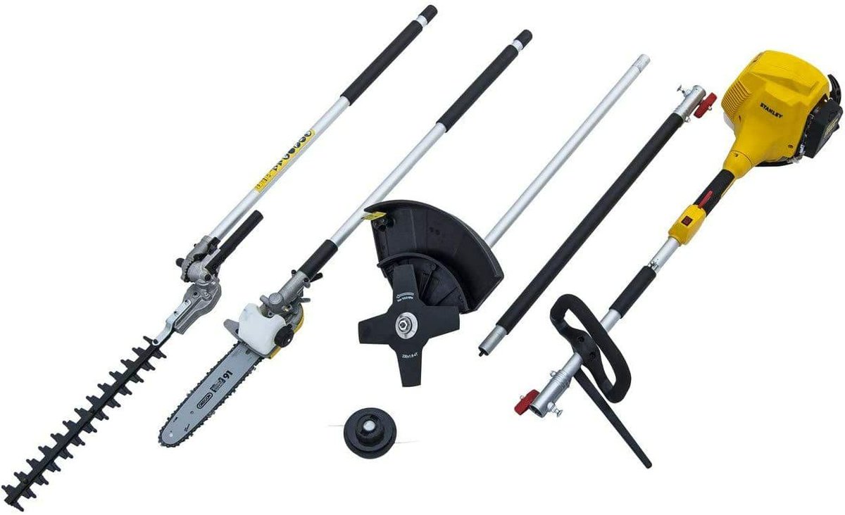 HobbyAttLav's tweet photo. #Decespugliatore #multifunzione con #potatore e #tagliasiepi #Stanley STR 4 in 1.
🔸#Motore: 2 tempi da 1HP
🔸#Cilindrata: 26 cm3
🔸Peso 6,8 kg
Visita la nostra selezione di #offerte speciali.
https://t.co/aAlYTVgLeU https://t.co/34my0tyIh1