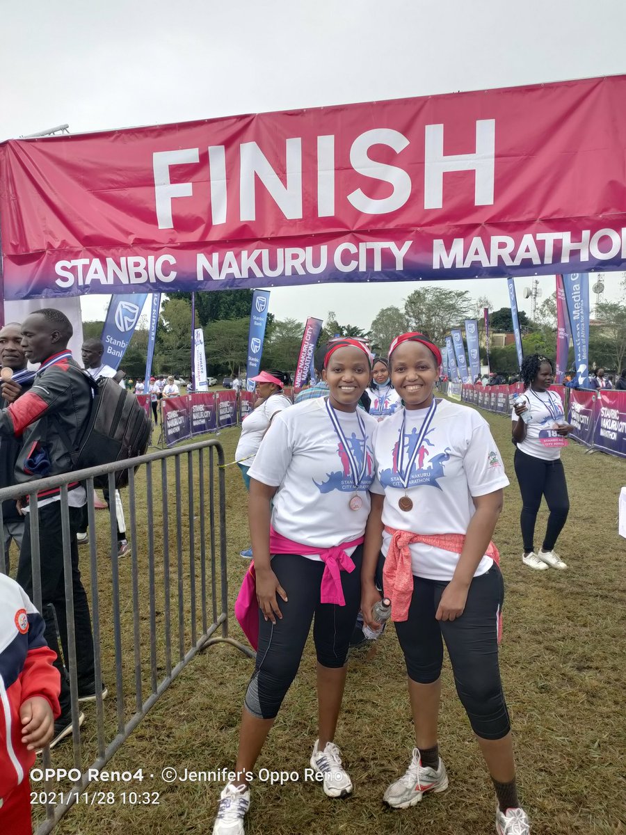 Dalithso's tweet photo. Me and my twin doin a marathon for our birthday. Happy Birthday @DrShikoh may God Bless and Keep and cause his face shine upon you #NakuruMarathon https://t.co/Zg6MC4Et1j