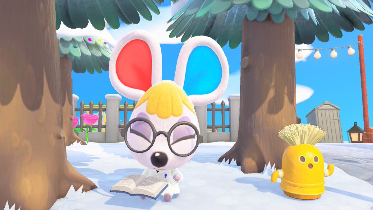 Mumblemaw's tweet photo. And another new villager that I’m crazy about!!! I’m in love with this lady mouse! ❤️ https://t.co/aJzonbnUjb