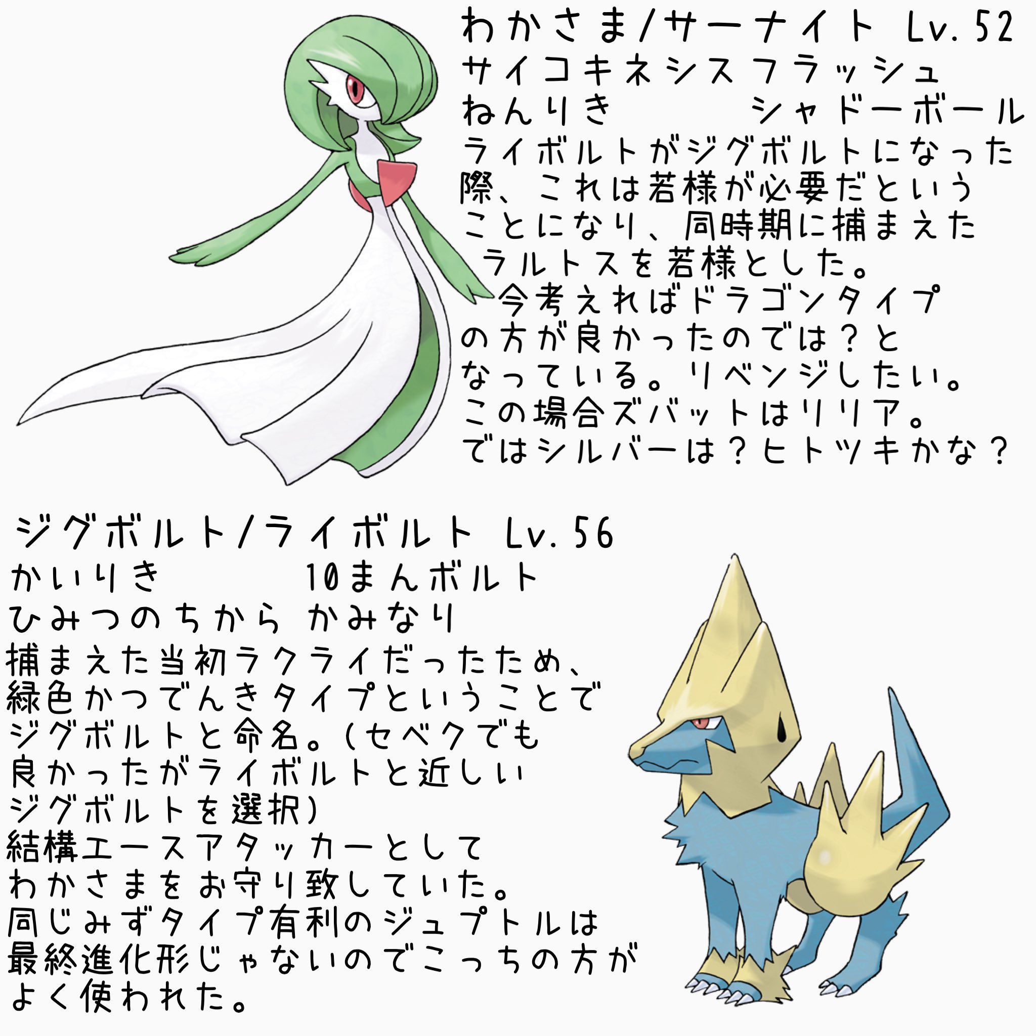みとせはとうらぶにハマった ポケモン第一世代 Frlg 手持ち T Co Lui2a0ifza Twitter