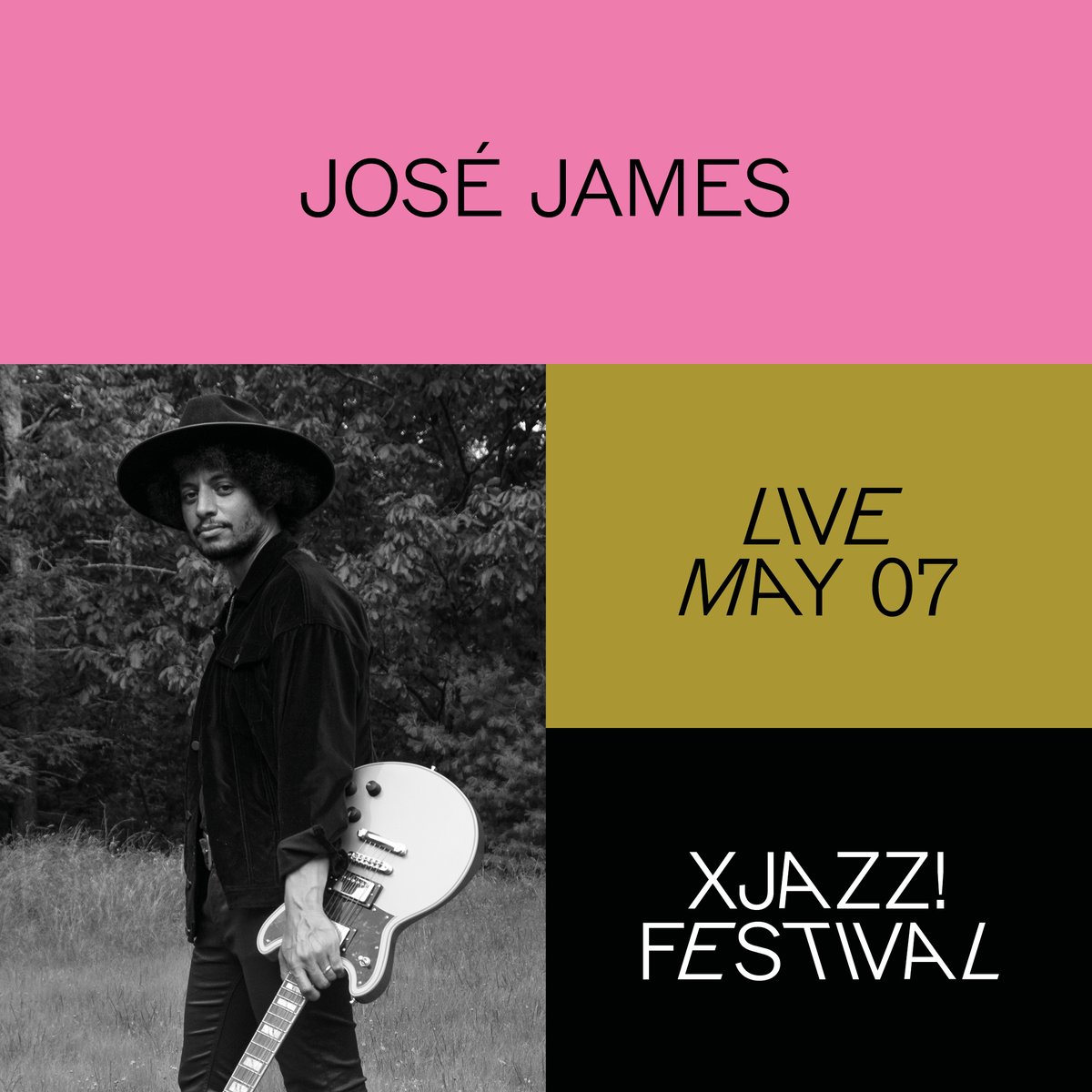 We couldn't be more excited that <a href="/josejamesmusic/">JOSÉ JAMES</a> with his voice that defines an entire generation will be part of the XJAZZ! Festival 2022 line-up!
Are you excited as we are? 🤩
Tickets now available: bit.ly/3r8Vrrr