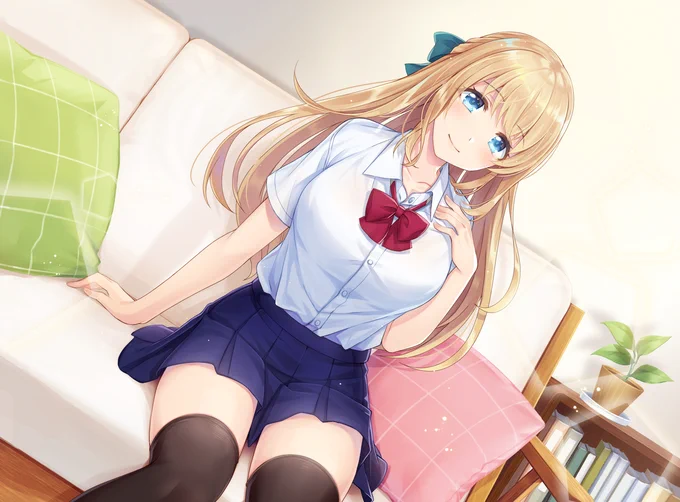 #いいニーハイの日 
ニーハイあんま描かないな～ 