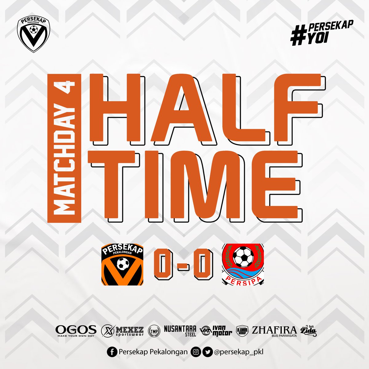 Belum ada gol tercipta di paruh pertama. Ayo, Kap!

#PersekapYoi #PersekapPekalongan #Liga3Jateng