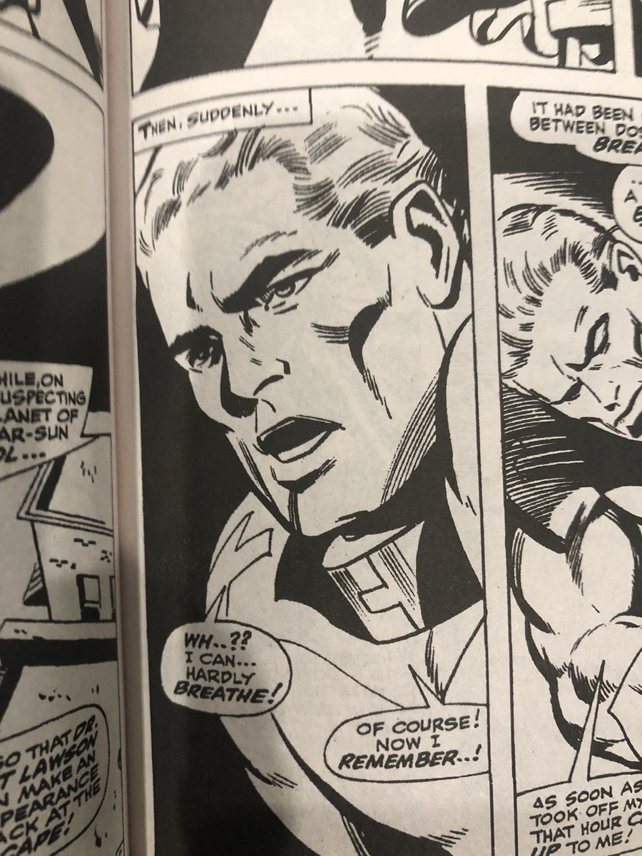 Gene Colan inked by Palmer (dr strange) vs inked by Colletta (capt marvel) 