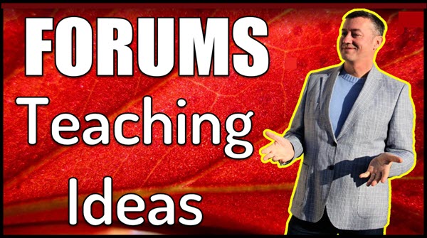 russell1955's tweet photo. Great tips when teaching in online forums/discussions #forumsideas #discussionforums #esol #tesol #iatefl #tefl #efl #elt #eal Video: https://t.co/jG2H5b9mme https://t.co/UEhl6SEV03