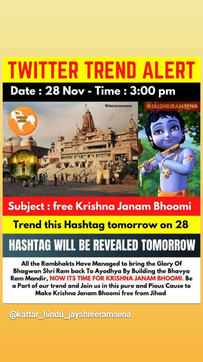 APalkiya's tweet photo. #FreeKrishnaJanmaBhoomi https://t.co/628D0k1Eyb