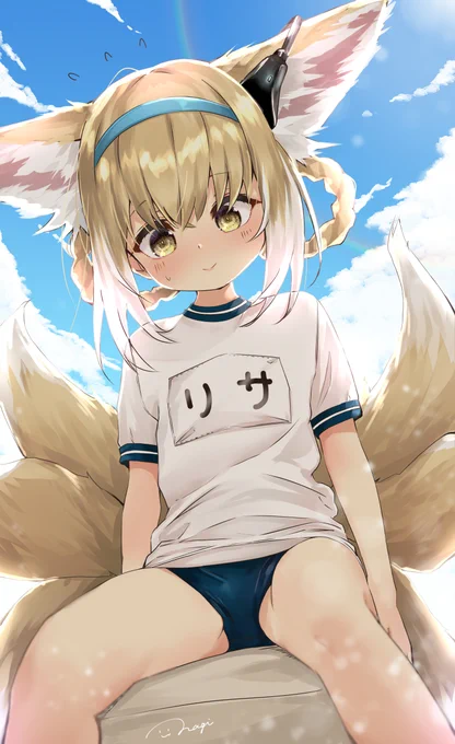 運動中のスズランちゃんも好き!!
#アークナイツ 
#Arknights 
#明日方舟 