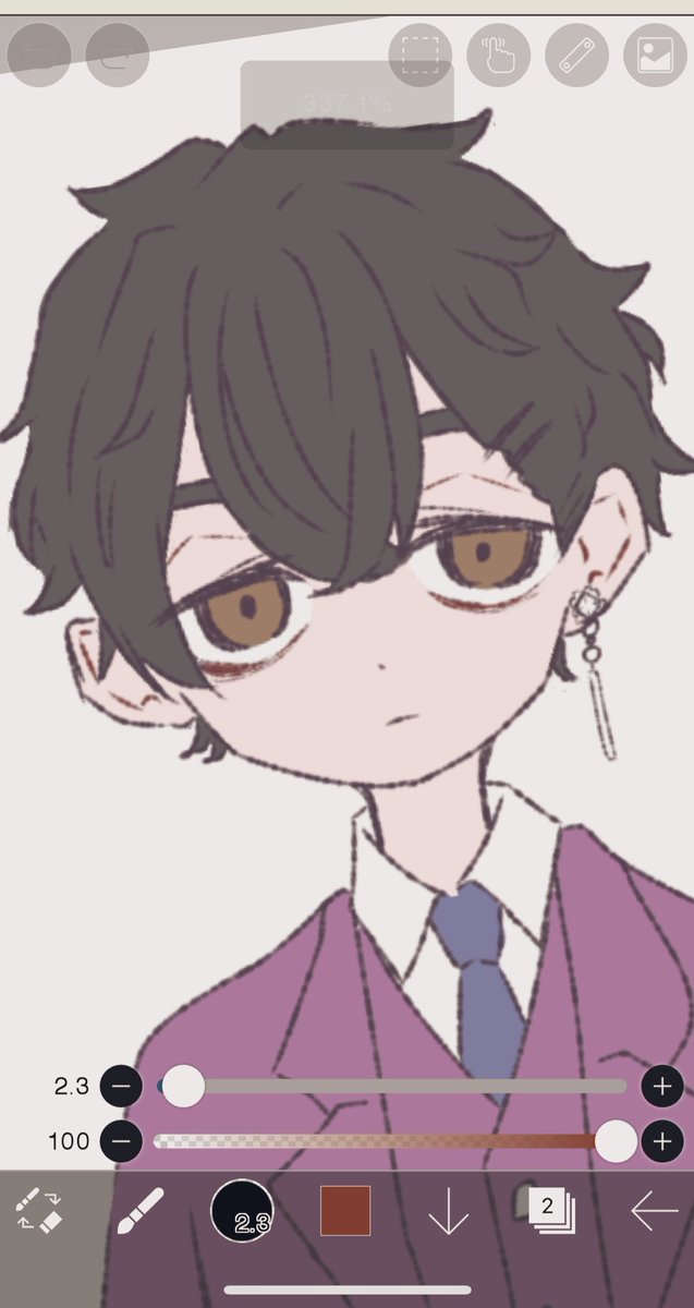 タレ目のtwitterイラスト検索結果 古い順