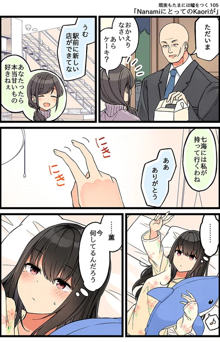 現実もたまには嘘をつく「NanamiにとってのKaoriが」
#現実もたまには嘘をつく
#ゲーム好きの友達と色々する話 
