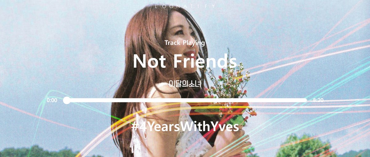 loonatify's tweet photo. Playing @loonatheworld's 'Not Friends' right now! Tweet screenshots with #4YearsWithYves to join us!
----- 'Not Friends' (LOONA) -----
⇆ㅤㅤ◁ㅤㅤ❚❚ㅤㅤ▷ㅤㅤㅤ↻ https://t.co/Fxa6U8n5xf