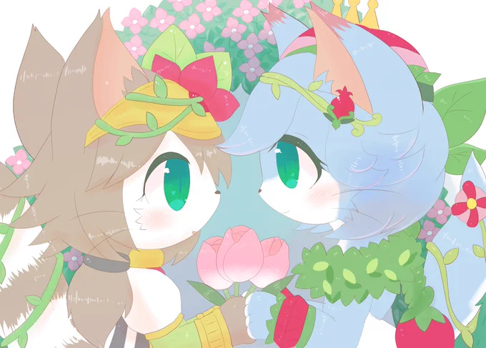 3本のピンクのチューリップ #キャトバス 