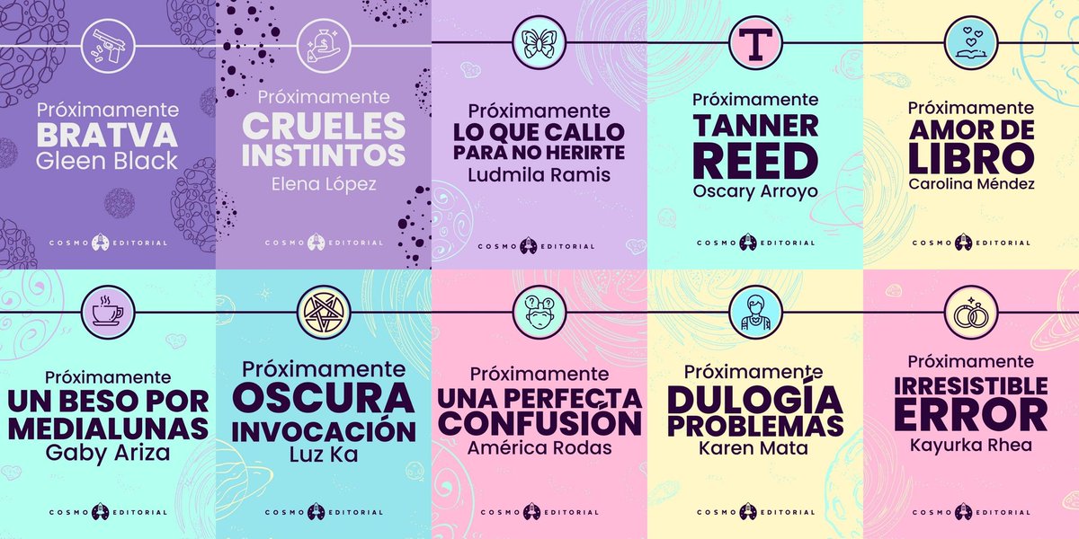 Yam_keller's tweet photo. Días, porque buenos los libros que se publicarán por el sello cosmo 💜
@CosmoEditorial https://t.co/WAXBMdlWt7