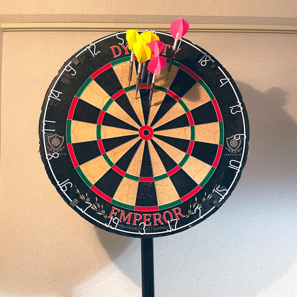 _eimot's tweet photo. 移動できるスタンド、便利！！
仕事部屋と居間をいったりきたり！！
どこでも練習デキール🎯 https://t.co/WXS0Ak5UyT