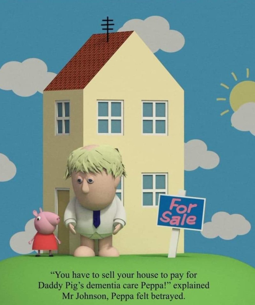 We have all been BETRAYED Peppa! When @BorisJohnson promises something you know it's a blatant LIE! 

#JohnsonOut 
#dementiatax 
#socialcare 
#scrapthenhsbill 
#scrapthebill