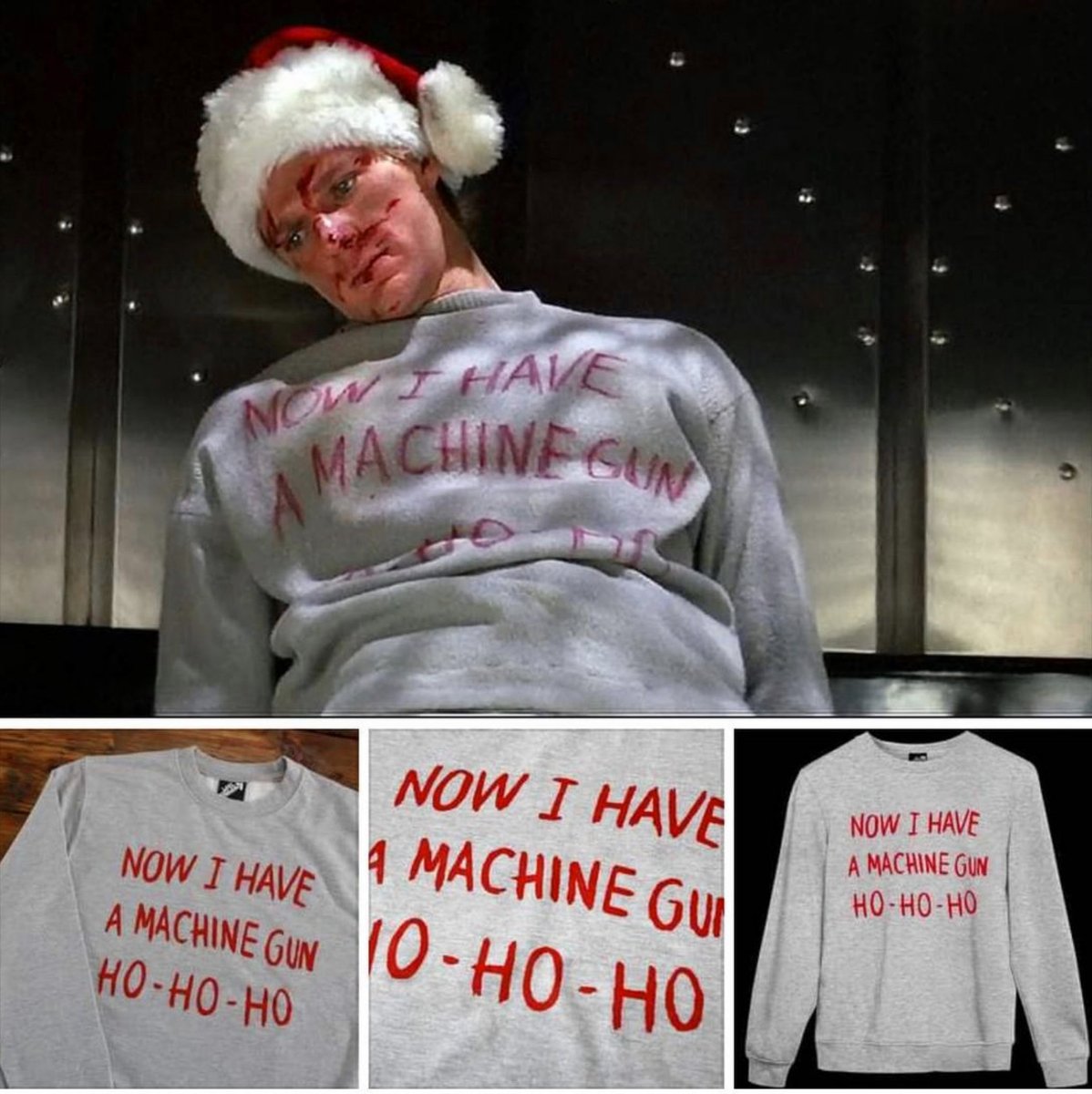 LASTEXITshirts's tweet photo. Competition time!

WIN this #DieHard inspired Christmas jumper > https://t.co/mGAMAxHPSS

To enter the competition, RT this post and leave a suitable comment or GIF. The winner will be selected and announced tomorrow 29 Nov 2021. Good luck! Ho-Ho-Ho! https://t.co/XK4sJYf7qo