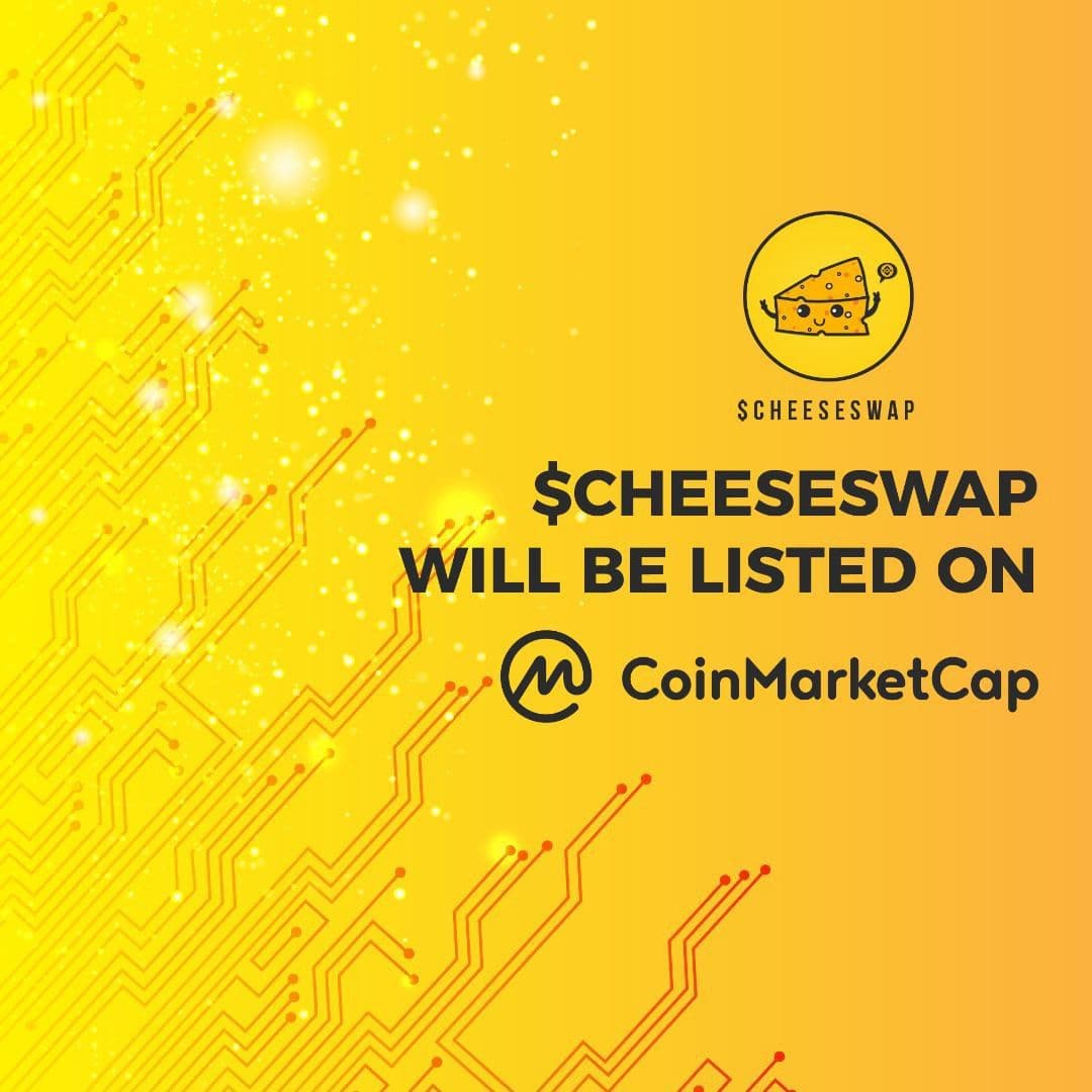 TADashi_Chizu's tweet photo. @NajibRazak Network: SmartChain
Name: CheeseSwap
Symbol: CHEESE
Decimal: 18

Contract Address:
0xb4bf64b17e270b50d00658e3c0e2fbdefabdd87b 

"WE PROVE THEM WRONG!!"
👇🏻👇🏻👇🏻
https://t.co/HBF60ZUVhn

100 Billion Total Supply
Born on 29th June 2021 https://t.co/Eh8xPL978U