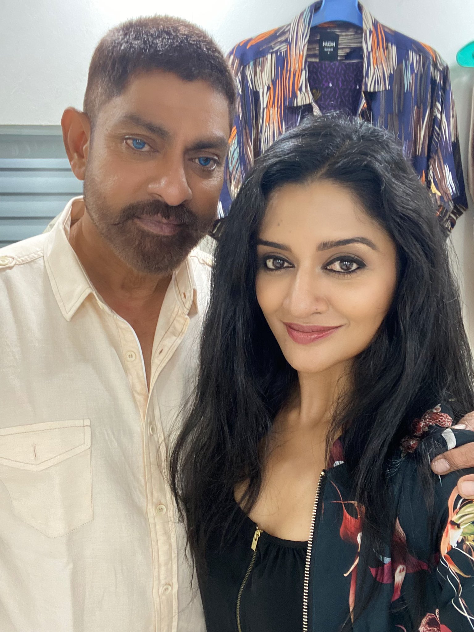 Vimala Raman on Twitter: "Yayy our fourth film together 👯‍♀️🎥 #rudrangi …  with the most kindest and humble soul, a dear friend and amazing costar  🤩🥳💜@IamJagguBhai … https://t.co/OH6R1MFkMk" / Twitter