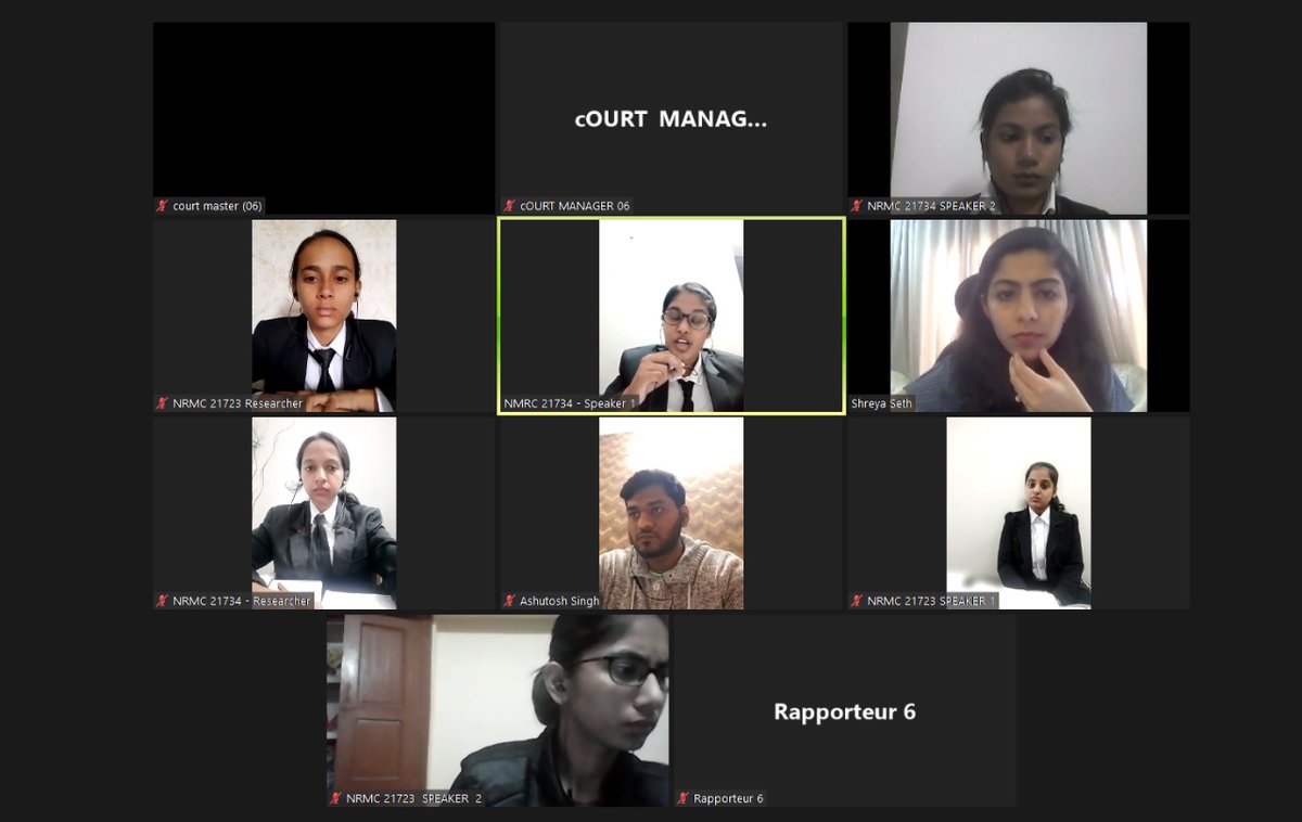LloydCollege's tweet photo. 7th Prof. N.R. Madhava Menon Asian #MootingCompetition(INDIA ROUND) Round 2 STAGE 1 proceedings have started. All the participants look as enthusiastic as they were yesterday. See you all after a short break!
#saarcmoot #saarclaw #lloydlawcollege #indiaround #lloydians https://t.co/4kQM5hGeaa
