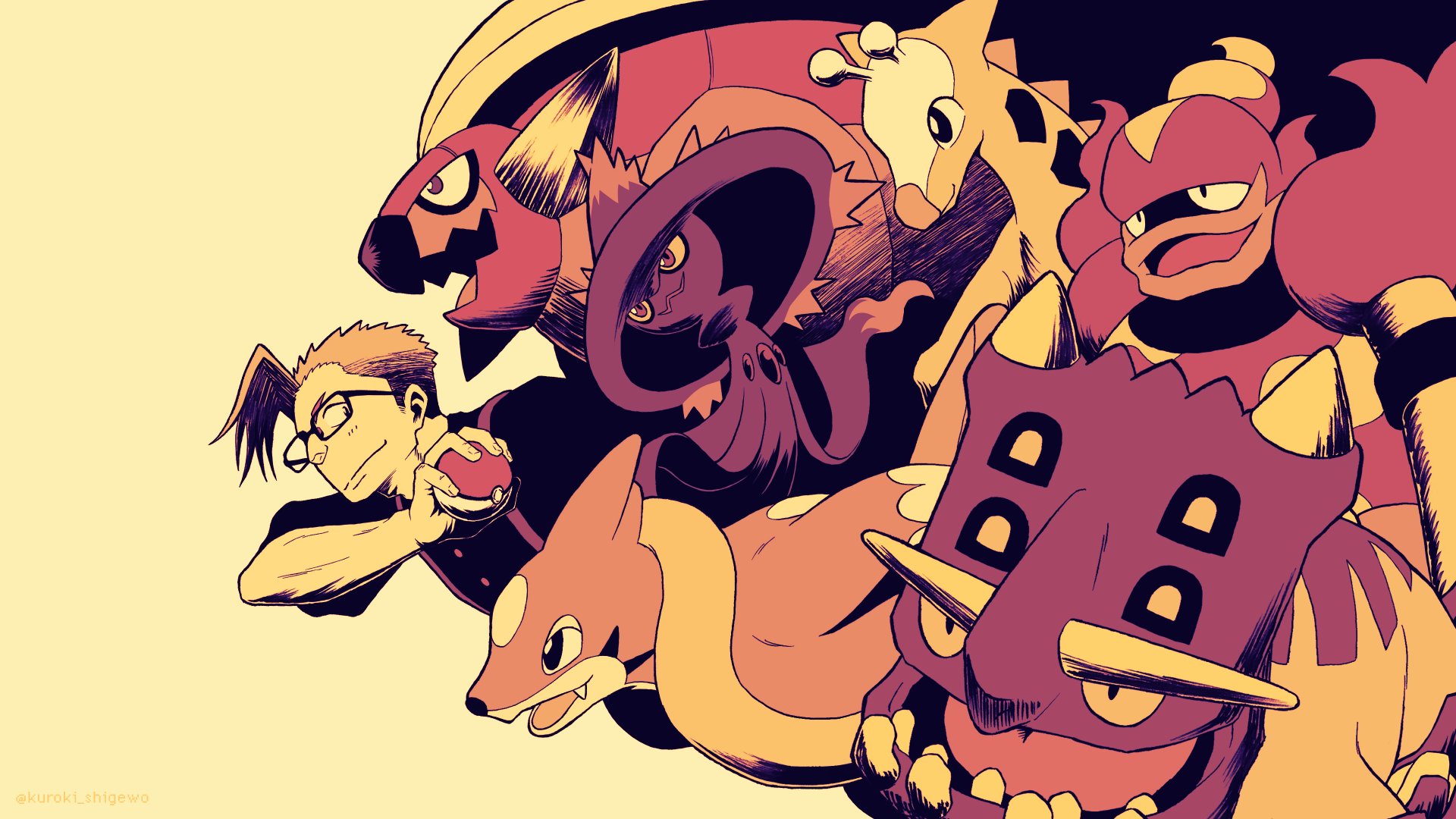 黒木シゲヲ 旅パ sp の イラストを描きました 元ネタ ゲーム ポケモンbdsp ポケモン sp ダイパ ダイパリメイク 旅パ ドダイトス フローゼル ムウマージ トリデプス キリンリキ ブーバーン ポケモンイラスト イラスト 絵