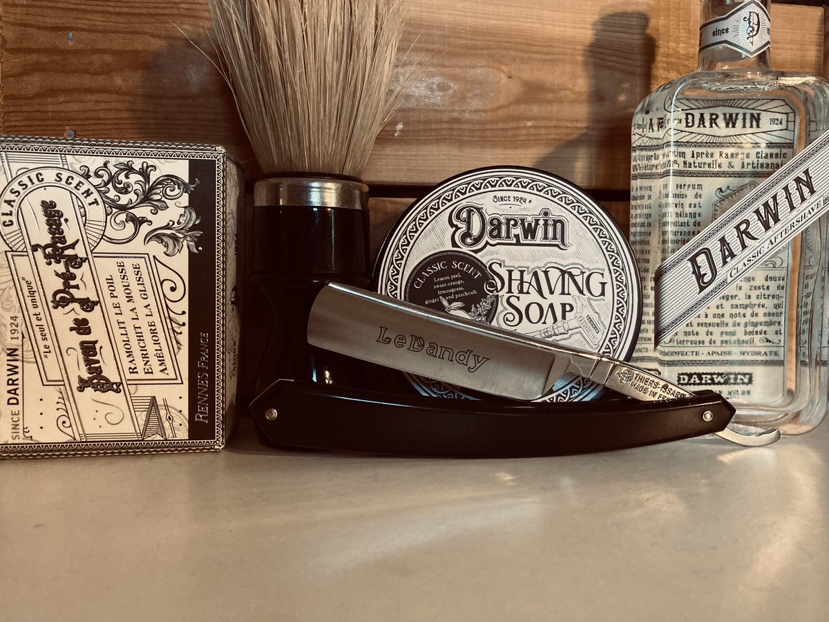 An amazing set today, all made in France! #wetshaving #sotd #shavelikeaman