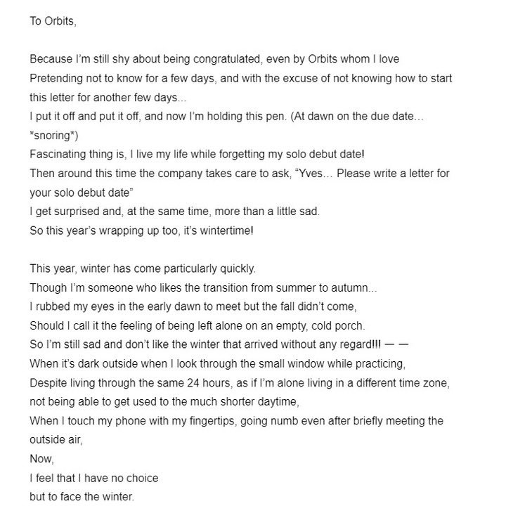 StrwbrrySylveon's tweet photo. Yves letter 🦢(a thread)
#4YearsWithYves #LOONA
1/5 images https://t.co/WSXyFSkR4D