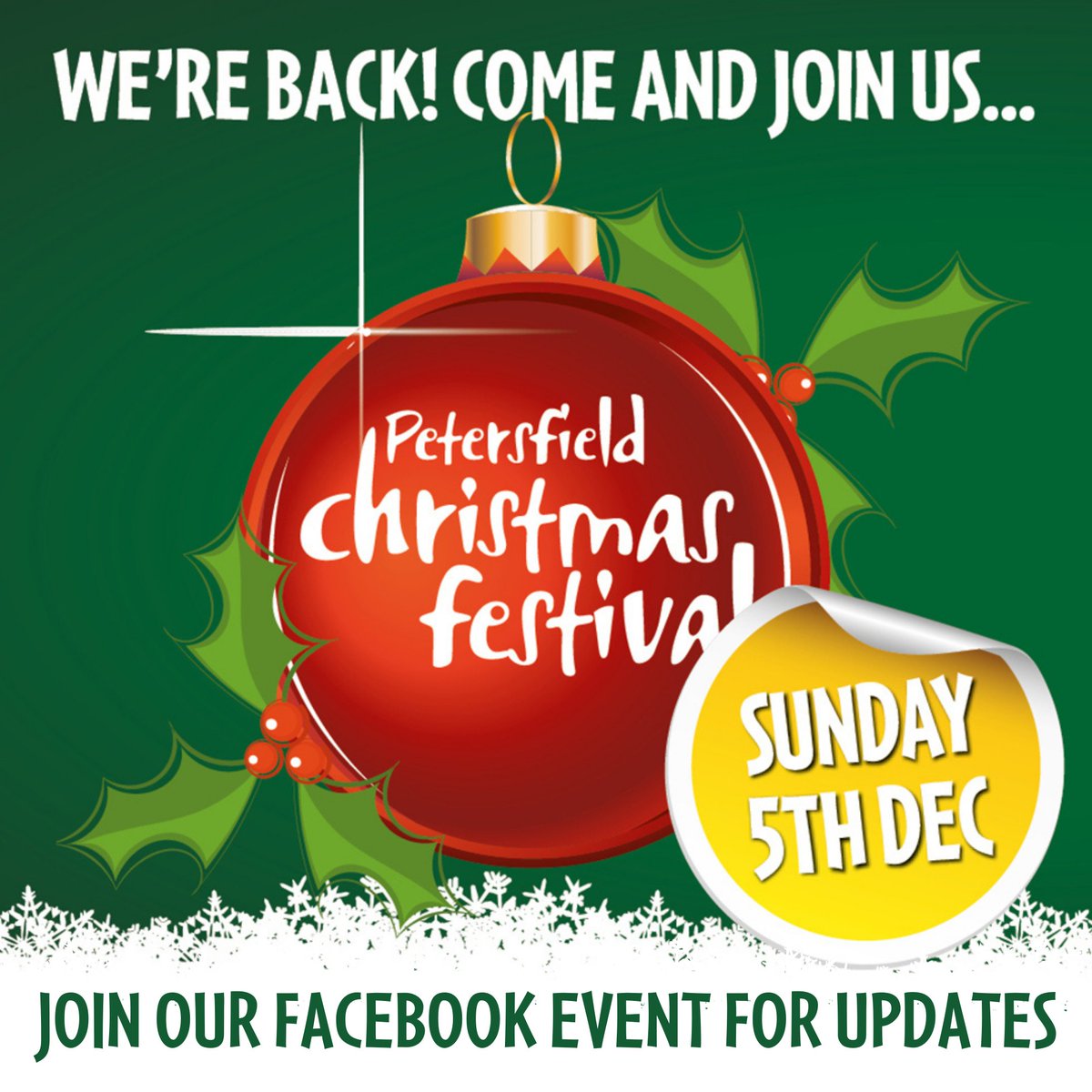 PEEFFEST's tweet photo. We've waited what feels like an eternity for this...but THIS TIME NEXT WEEK, we're going to be back turning Petersfield into a festive wonderland! 🎄

ARE YOU EXCITED?  🎅 https://t.co/7IUW7yLMbH