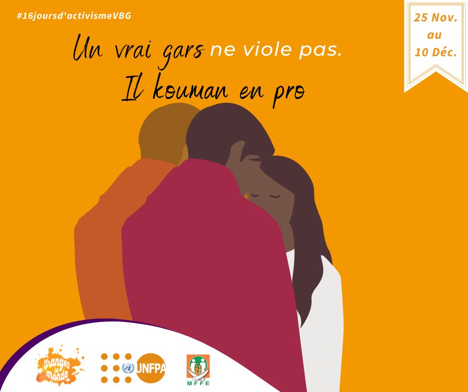 UnfpaCI's tweet photo. En l’absence de consentement, tout rapport sexuel est un viol. 
Dénoncez tous cas de #VBG sur l’application Chance en cliquant sur 
https://t.co/3Z8HnnnoVx 
Changeons nos cœurs en orange 🧡
#StopVBG  #UN  #orangerlemonde #NonAuViol #YEnaMarreAuViol #Violçasuffit #CIVZeroViol https://t.co/djwHme5exw