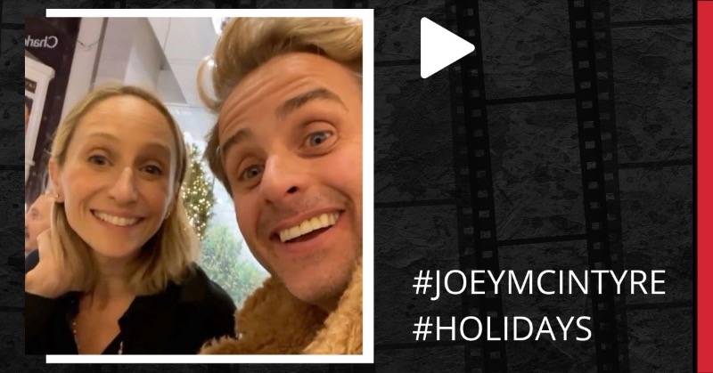 NKOTBTheBlog's tweet photo. Only @joeymcintyre can rock a @KendallandKylie jacket ... "women's large" 🙌🏻 #happyholidays