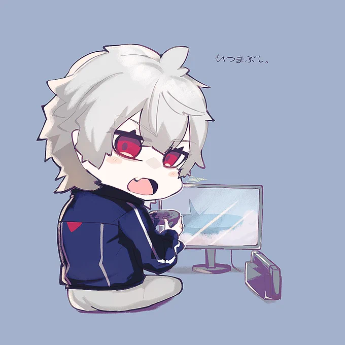 いろんなゲームやってくれたの感謝🙏 #KuzuArt 