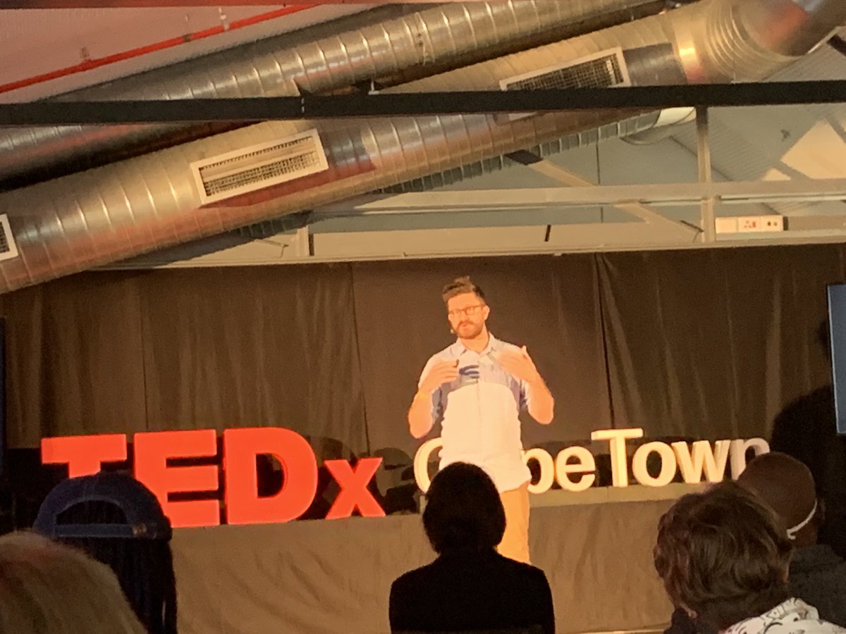 Great talk by ⁦@brettvthompson⁩ wants to disrupt the food system by growing meat one cell at a time. #thepowerofX #tedxCT