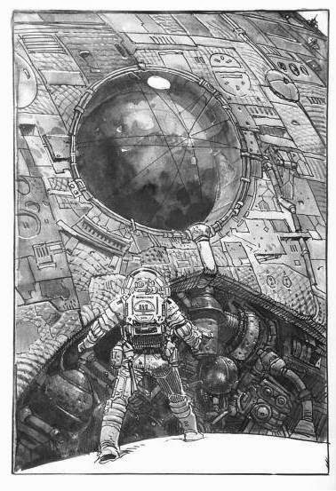 Week-end classics - Alien Early Concept Art by Moebius https://t.co/neGfR6xLr5 