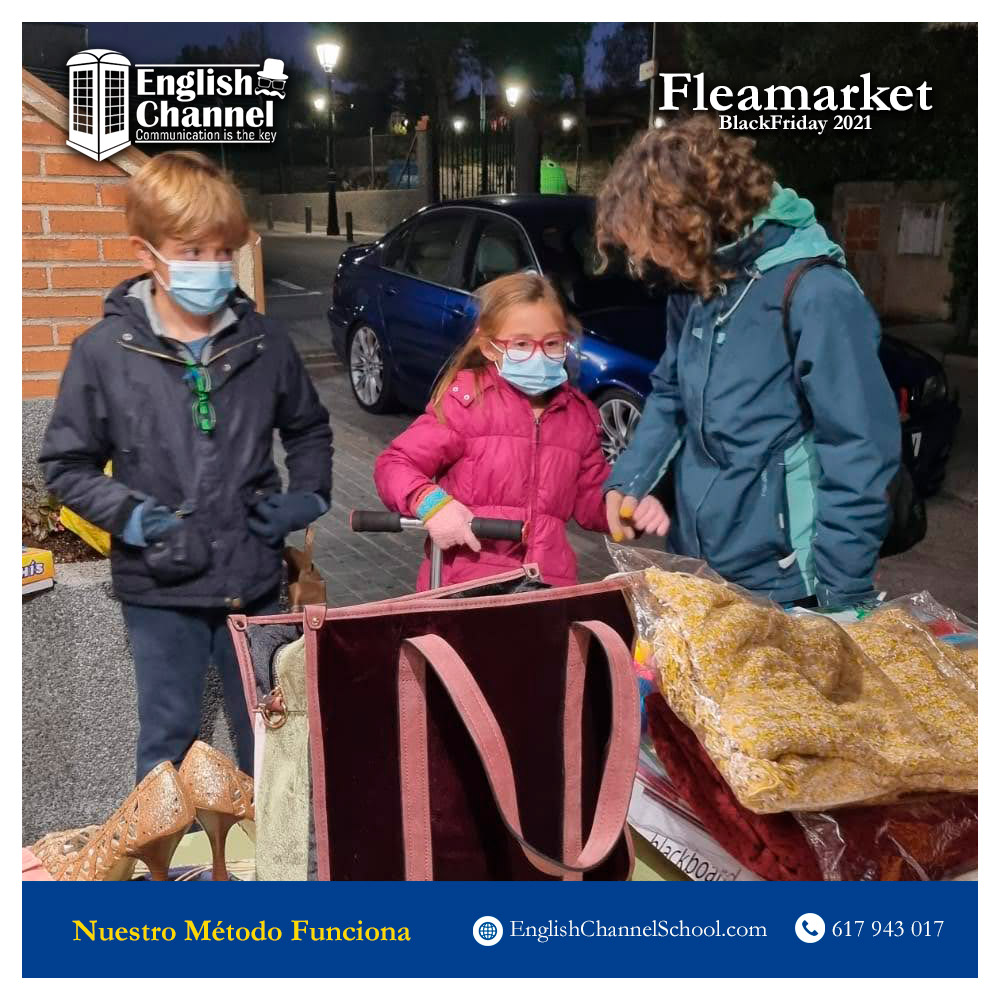 EnglishChanne12's tweet photo. Gracias a todos los que habéis pasado a practicar vuestro #Inglés con nosotros en el mercadillo #BlackFriday de ayer. Hemos vendido, comprado, intercambiado y nos hemos divertido con todos los niños que han venido. Emociona ver cómo evolucionan día a día.
 https://t.co/ZTpwbRGXhO https://t.co/MpjrH6zVIe